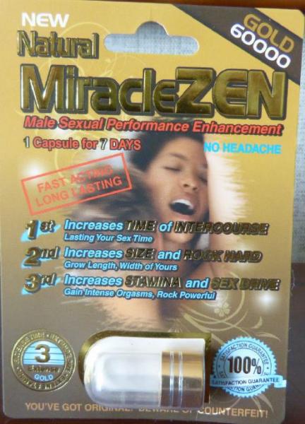 Natural MiracleZEN GOLD 60000 contains hidden drug ingredients | FDA